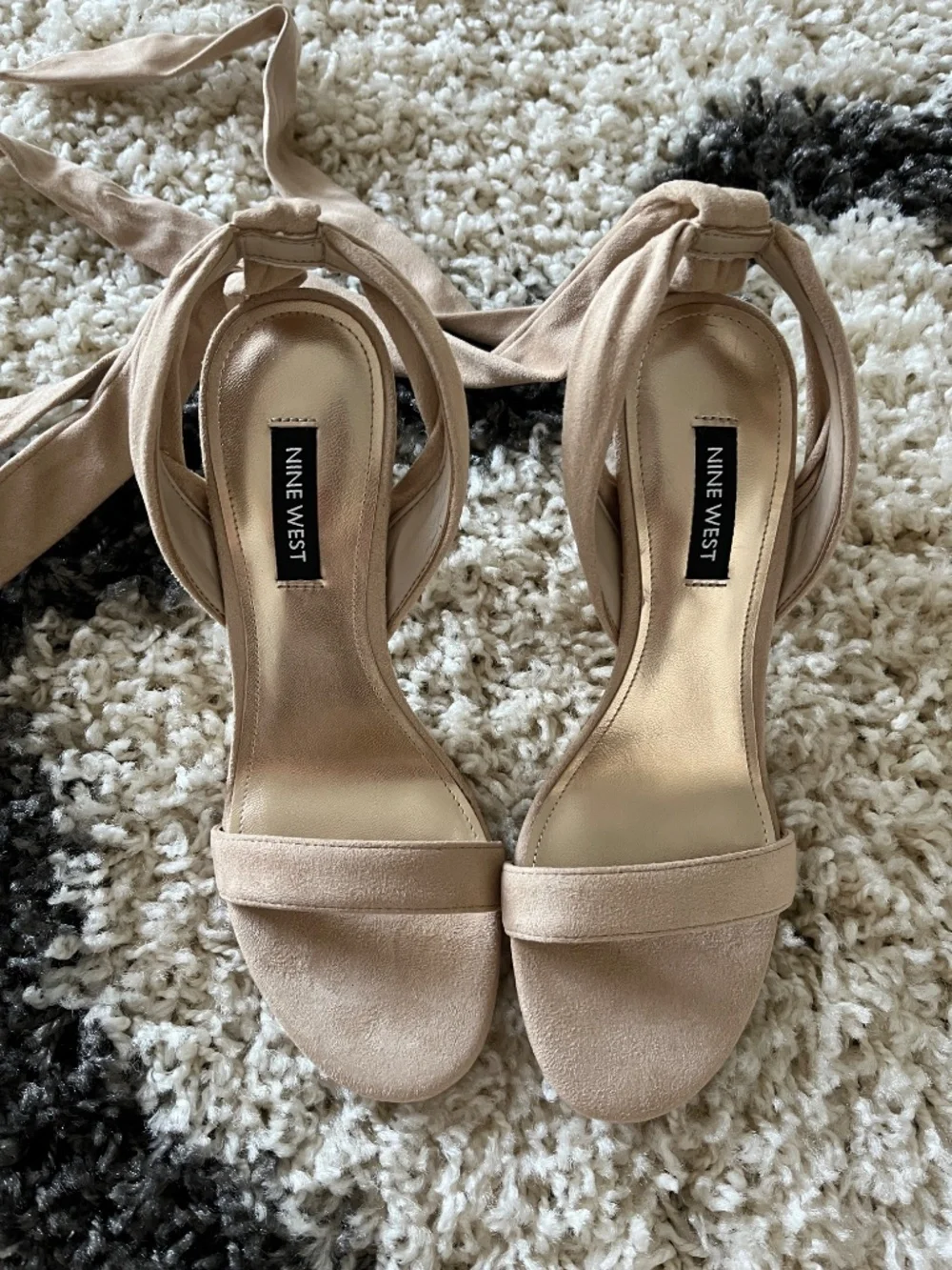 Brand new - Strapped Suede Heel Sandals